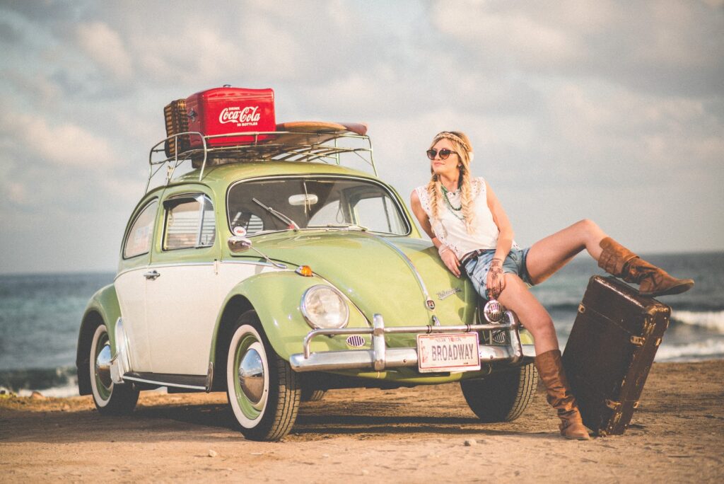 Should I Stay Girl VW Inspired Tourist